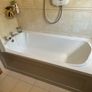 bath, panel, bifold glass screen Image 2