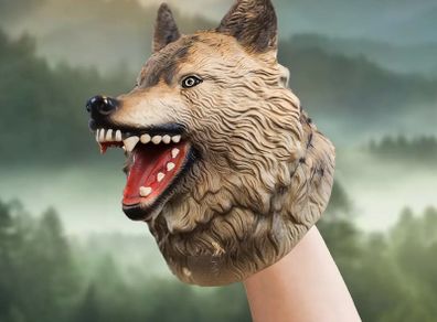Wild Thingz Wolf Hand puppet BNWT