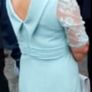 mother of bride dress and headpiece Image 2