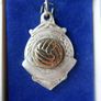 Vintage Sterling Silver Gaelic Football medal in presentation case Image 3