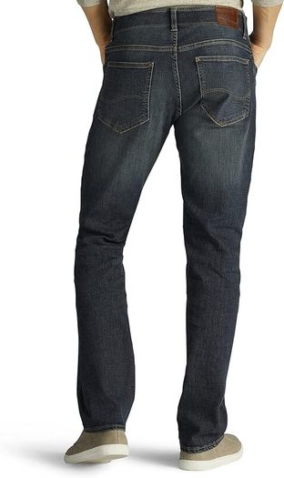 Lee Men's Jeans Performance Series Extreme Motion Straight Fit Tapered Leg 20150, Maverick, 36W / 32L, Size XL