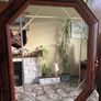 Ornate Octagonal antique style Mirror Image 2