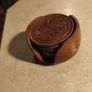 Wood Flower Floral Coaster Set - Brass inlay - Bahamas Image 6