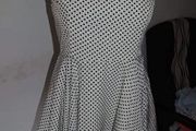 BNWT Catwalk88  white polka dot skater dress size UK8 EU36 Postage included