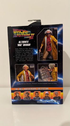 Back to the Future Part 2 Ultimate Series 7 Inch Action Figure - Doc Brown (Yellow Jacket)