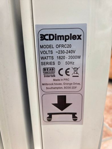 Dimplex Heater (2000W)