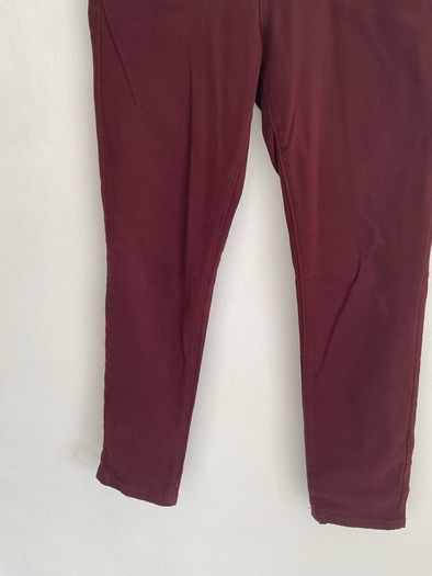 jeans burgundy straight leg jeans size 10