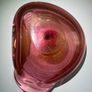 Rare Murano Art Glass Bowl. Attributed to Archimede Seguso. Pink & Gold Polveri c.1950s Image 4