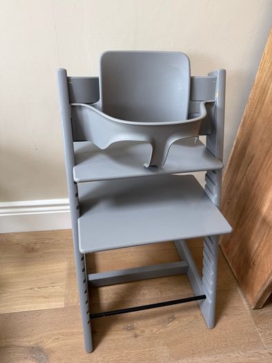 Stokke Tripp trapp high chair, seat cover and tray