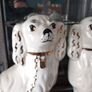 vintage pair ofStaffordshire WallyDogs Image 4