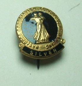 NATD - National Association of Teachers of Dancing (UK) - a vintage dance proficiency badge 'Silver Award' (c.1950's)