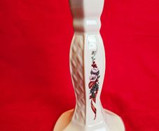 Candlestick Winter Rose , Belleek Pottery