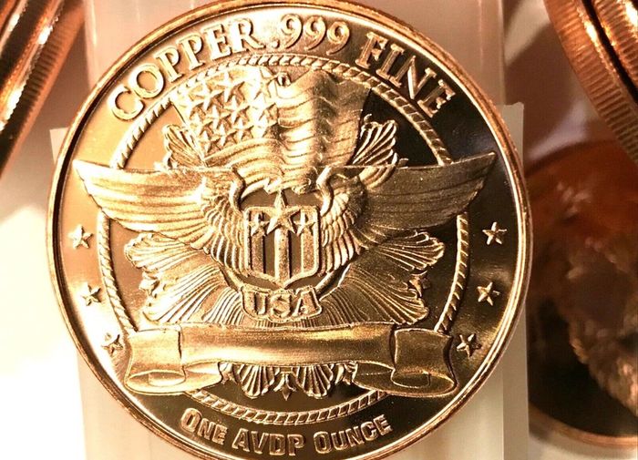 1 oz Copper .999 Round bullion coin  - U.S. Quarter
