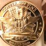 1 oz Copper .999 Round bullion coin  - U.S. Quarter Image 4