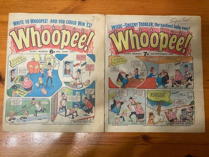 Comics: 'Whoopee!' comics 1976 (12 numbers)