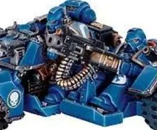 Warhammer 40,000 Space Marine Attack Bike 2nd edition OOP