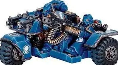Warhammer 40,000 Space Marine Attack Bike 2nd edition OOP