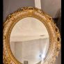 ornate vintage guilded mirror Image 3