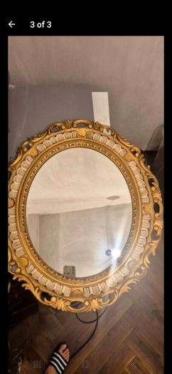 ornate vintage guilded mirror