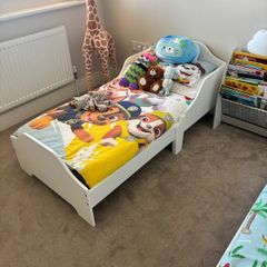 2 toddler beds and baby elegance mattress
