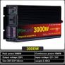 3000w Pure Sine Wave Power Inverter Voltage transformer DC12V to AC 220V Converter+2 LED Display Image 2