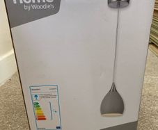 NEW Light grey pendant never opened
