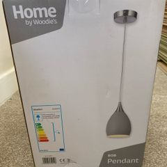 NEW Light grey pendant never opened
