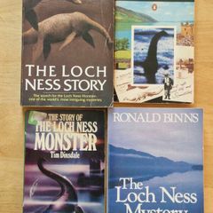 Classic LOCH NESS MONSTER & Cryptozoology 4 book bundle