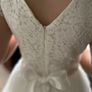 RRP 510 Communion dress ivory designer Teter Warm Image 8