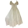 Wedding Dress UK Size 12 Jasmine Bridal Vintage Full satin skirt in cathedral length train COLLECTION DUBLIN 18 Image 2
