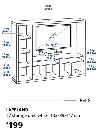 TV storage unit