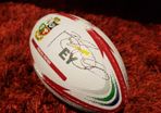 Original rare Brian O driscoll small palmsize collectable rugby ball