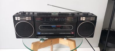 sanyo 2 deck radio stereo