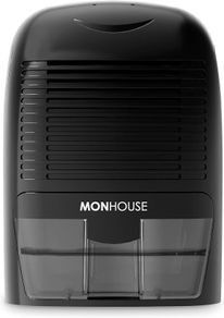 Dehumidifier 1500ml Portable, Compact & Quiet Moisture Absorber - Mini Air Dehumidifier for Home, Bedroom Damp, Car, Office, Garage, Caravan & Basement - Electric Mould Remover - Black
