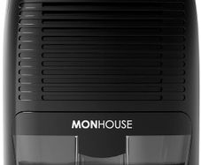 Dehumidifier 1500ml Portable, Compact & Quiet Moisture Absorber - Mini Air Dehumidifier for Home, Bedroom Damp, Car, Office, Garage, Caravan & Basement - Electric Mould Remover - Black
