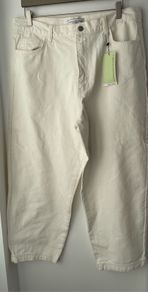 Carolyn Donnelly The Edit Cream Denim Jeans plus size New