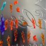 lego flame pieces castle Harry Potter etc x30 Image 3