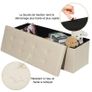 BRAND NEW Storage Benches Foldable Stool with Storage Space Home Sofa Image 4
