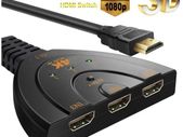3 Port HDMI Switcher Splitter 3 IN 1 OUT