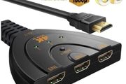 3 Port HDMI Switcher Splitter 3 IN 1 OUT