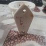 Antique Wall Mounted Cast Iron White Porcelain Cup Holder, Postage Available or Collection Image 2