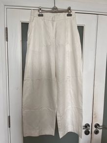 trousers linen blend