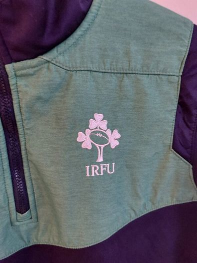 ireland rugby halfzip