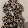 Next Faux Fur Hooded Gilet Jacket Image 3