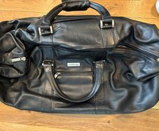 Black Leather hold all