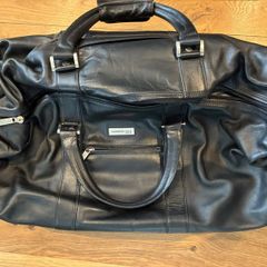 Black Leather hold all