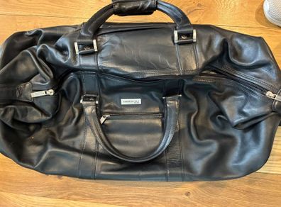 Black Leather hold all