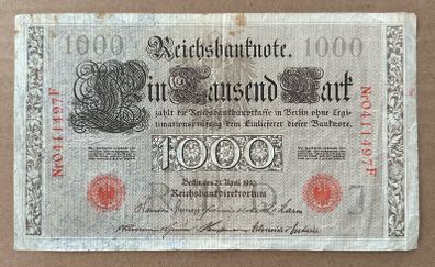 Germany 1000 Mark 1910 Banknote