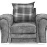 Verona Beige & Grey Scatter & Fullback Cushions Sofa Image 10