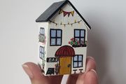 Handcrafted tiny wooden house!